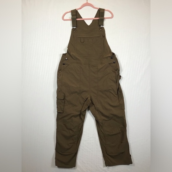 Duluth Trading Co Womens Heirloom Gardening Bibs Size L Overalls Stretch Nylon - Picture 16 of 16
